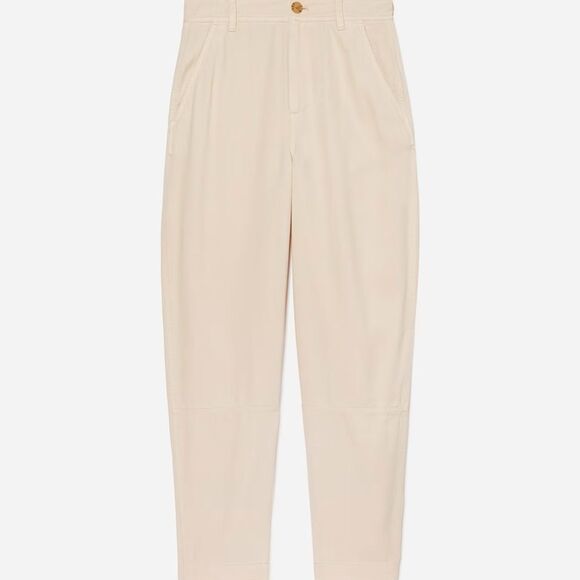 Everlane the buttersoft Tencel chino in parchment cream sz 6 - Picture 8 of 8